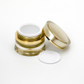 Wholesale high quality double wall pp inner 30g skin care plastic acrylic cosmetic face cream packing jars