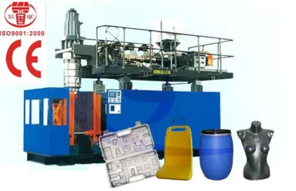 The latest technology plastic bottle blow molding machine