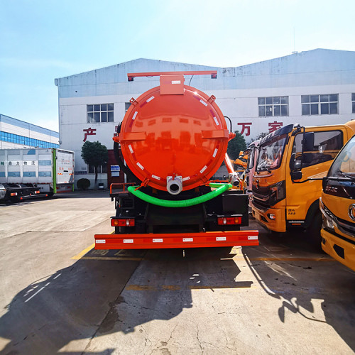 Dongfeng Tianjin 15CBM вакуумный всасывающий грузовик