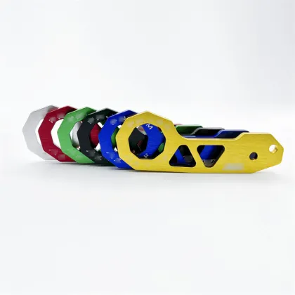 Universal Car Rear Tow Hook - Aluminum Racing Trailer Towing Ring