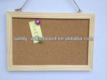 Wood Frame cork board cork chalk board