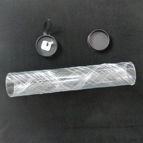 plastic cosmetic rigid see-through plastic tube