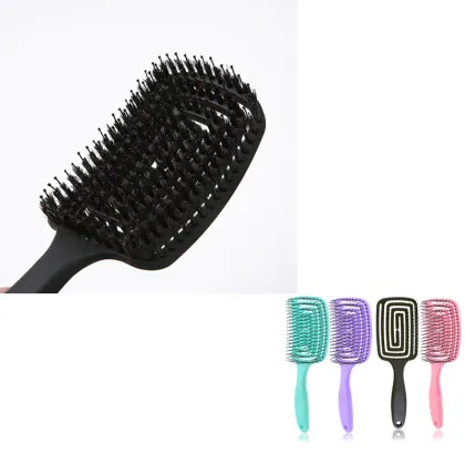 Anti-Tangle Anti-Static Hair Styling Brush for Salon Hairdressing