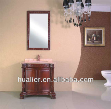 Antique bath vanities with marble top 8001