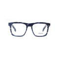 2022 Hombres cuadros de gafas ópticas hechas a mano de acetato marco