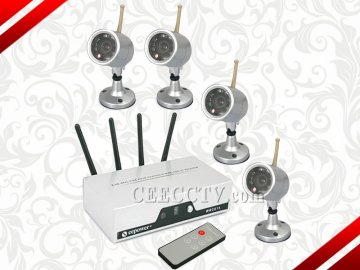 High Pixel Cmos Waterproof / Dustproof Wireless Cctv Camera System Cee-wr815-709
