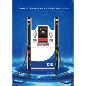 Four-Hose Fuel Dispenser with Dual Fuel Options