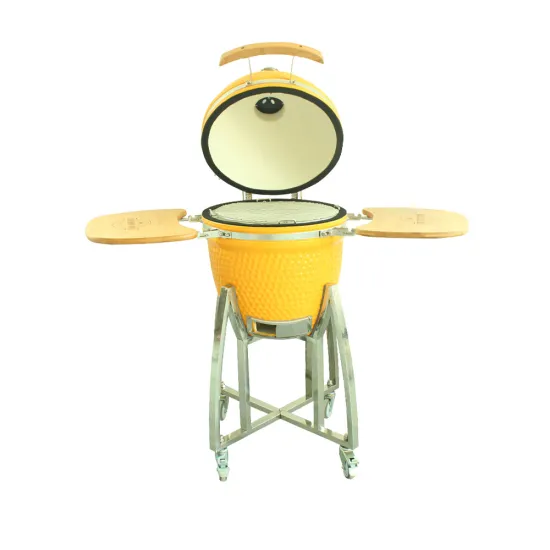 AUPLEX Support OEM and ODM Medium Size 18 inch Ceramic Charcoal Kamado Grill