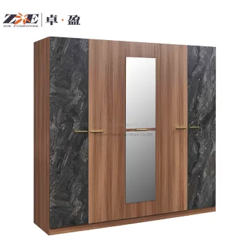 Wholesale Modern MDF Wooden Bedroom Wardrobe