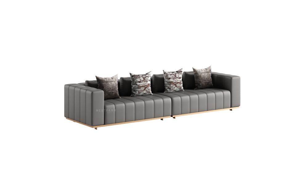 Modular Couch Living Room 4-Seat Confluences Sofa