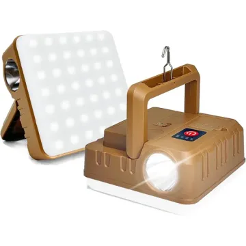 Bulbo de campamento LED recargable portátil con conectividad USB para aventuras al aire libre