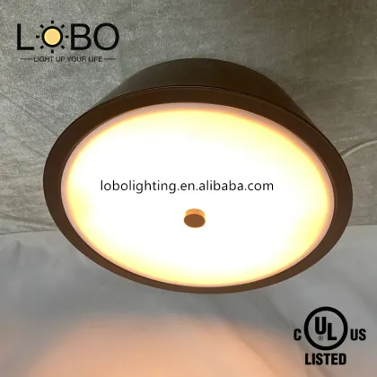 UL CUL Listed Delta Hotel Brown Ceiling Lamp for Modern Bedroom Decoration