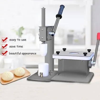 Chinese Baozi Momo Making Machine: Manual Steamed Stuffed Bun Maker