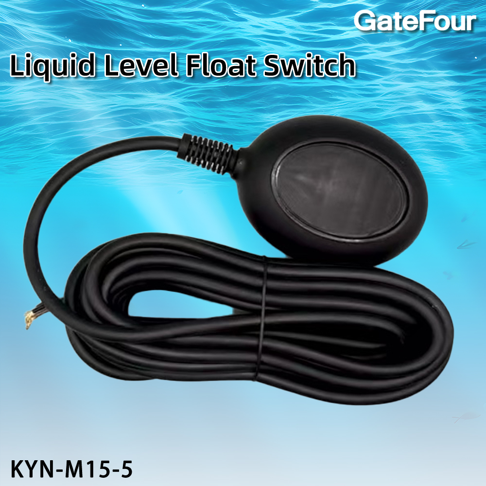 Interruttore di livello a galleggiante nero da 6 m KYN-m15-5