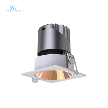 15W Square Cob Vintage Black Mini Spot Light - Modern LED Office Hotel Spotlight