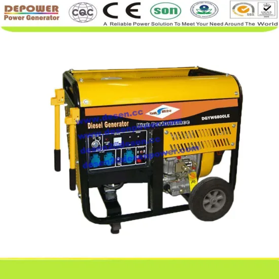 5KW,6KVA 3-phase Open welding generator