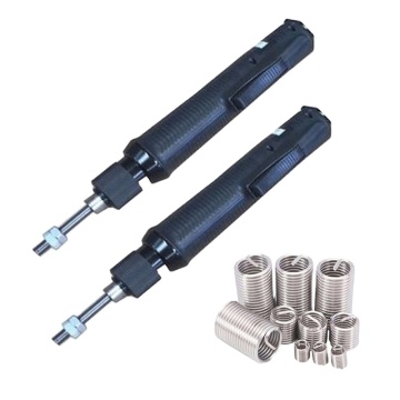 131 Thread Repair Hand Tool Kit Automobile Includes Bit Metric English Plastic Steel Material 20V Voltage 20g Weight Box