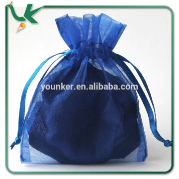 China Wholesale 3'' x 4'' Sapphire Organza Bag