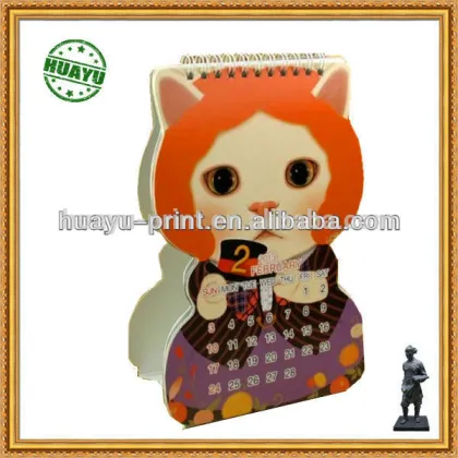 fancy paper desktop calendar printing,calendar 2016