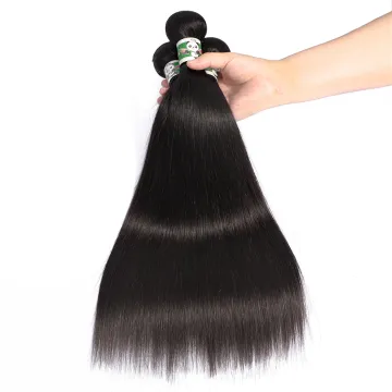 Raw Hair Vendors Yeswigs Straight Extension Bundle Raw Hair Unprocessed Virgin Donor Cuticle Aligned 8a 9a 10a Brazilian Weaving