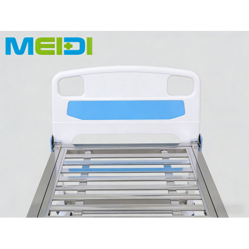 Easy-to-Clean Medical Bed with Multi-Stage Guardrails