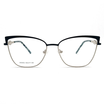 DM3053 Mode metalloptische Brille für Frauen
