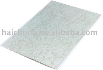 Cream marble PVC wall panel / ceiling panel