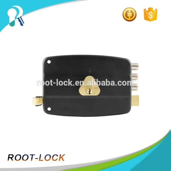 540-12.3M High Quality rim lock security locks with 3 steel round bolts