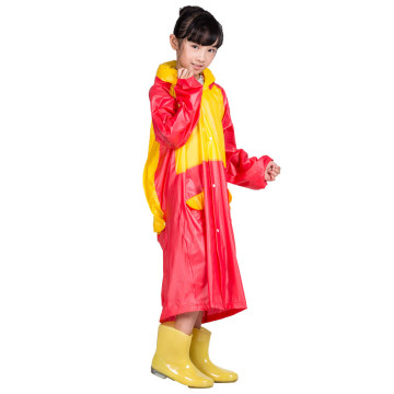 Mode Regenmantel Poncho Kinder PVC Regenbekleidung