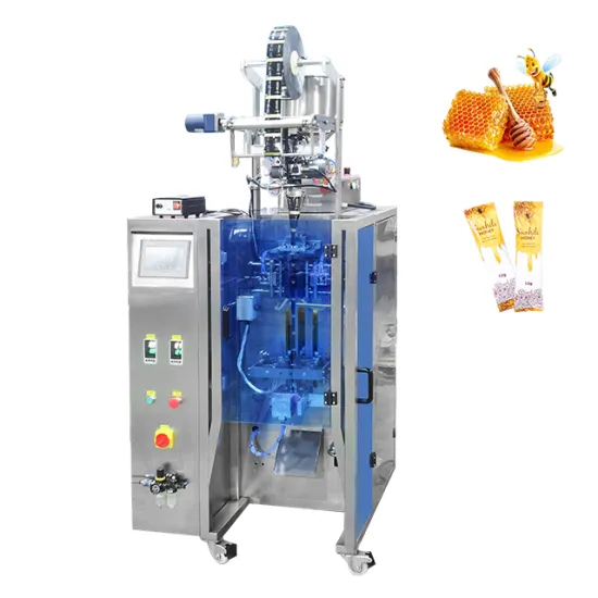 Automatic 3 Side Seal Bag Packaging Machine for Tomato Sauce, Honey, and Ketchup