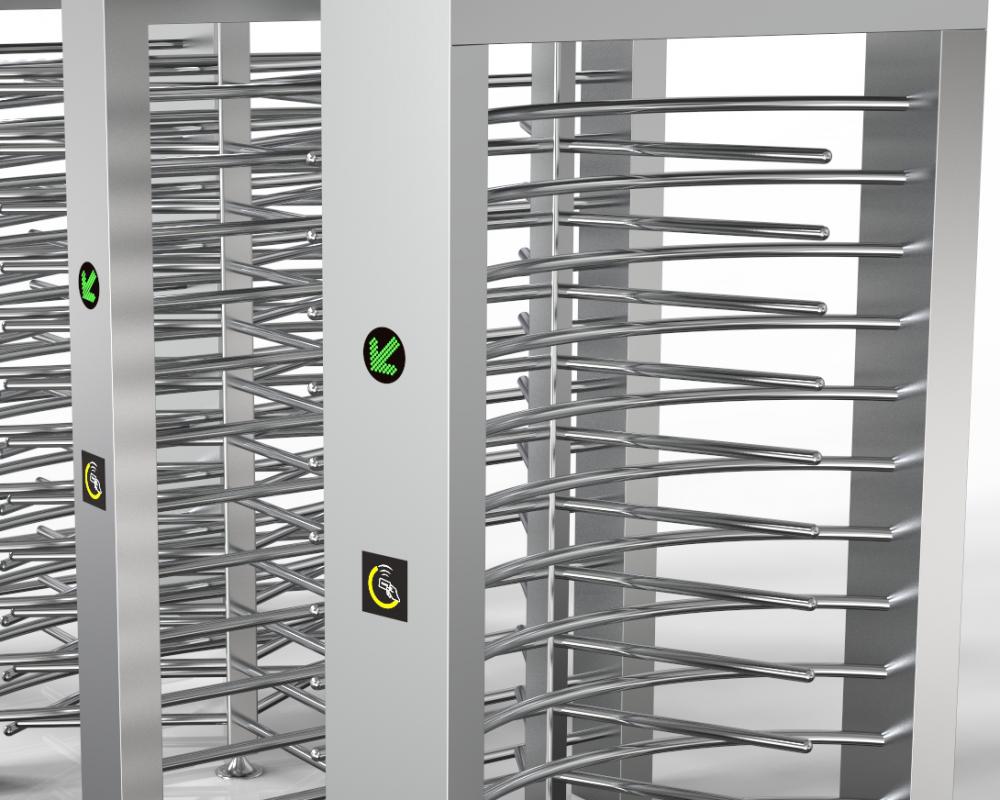 Pedestrian Full Height Turnstile Gate For Airport