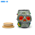 Skeleton head Glass Storage Jar