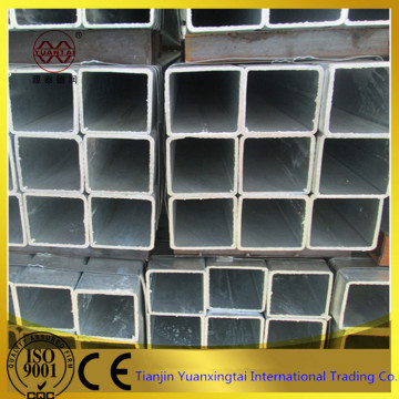 factory price pre-galvanized steel square pipe 40g zinc coating