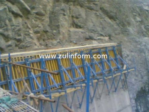 Single-side Adjusted Climbing Formwork Used In Concrete Pouring Of Dam Etc