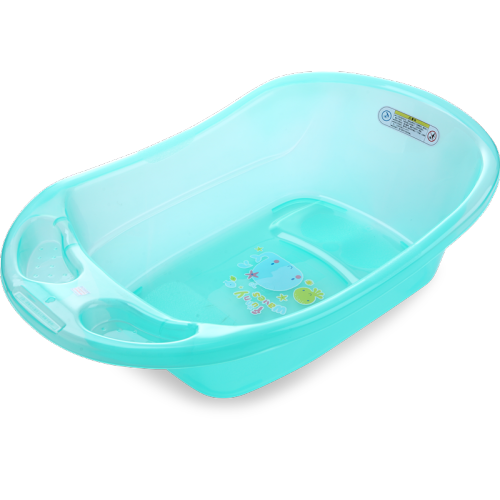 Banheira de banho transparente clássica de tamanho pequeno