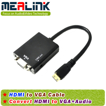 Mini HDMI to VGA Cable