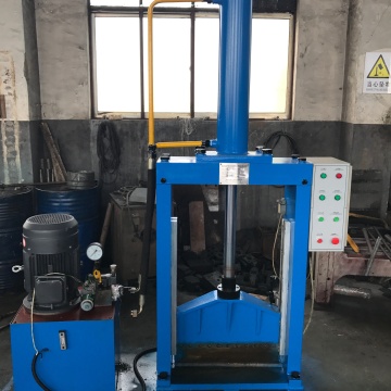 Single Blade Hydraulic Rubber Bale Cutter Machine