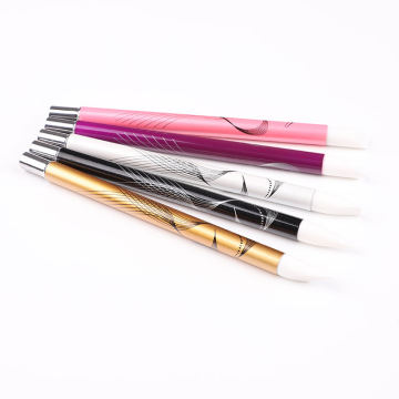 Supply professionnelle de l'art nail: ensemble de brosse à ongles de miroir magique en silicone en 5 pièces