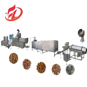 High Productivity Dry Pet Food Kibble Production Line Equipment