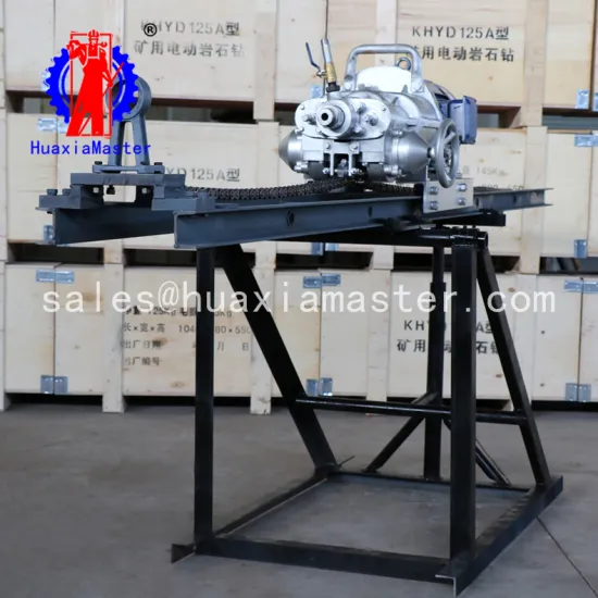 Portable rock drilling rig KHYD75 3KW Electric Motor Rock Drilling Rig