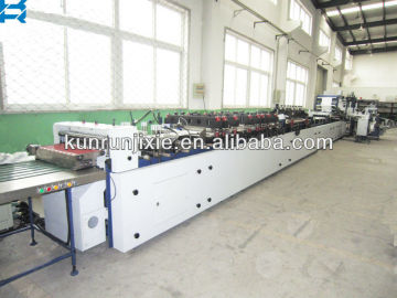 bottom with zipper plastic bag making machine