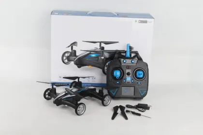 2.4G flying copter and car toys flying car