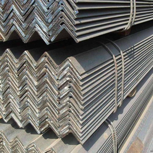 Galvanized astm a36 steel angle iron in bundle