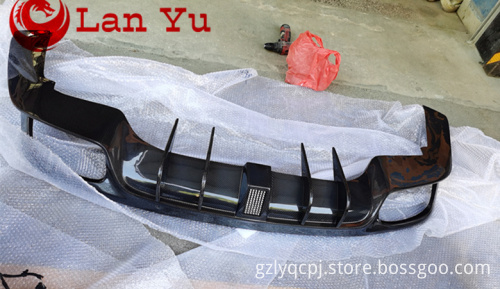 2017-2019 Porsche Panamera 971 Carbon Fiber Rear Lip Spoiler and Lamp Modification