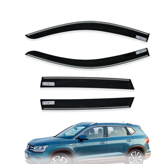 Black Window Deflectors for VW - Protect from Sun and Rain