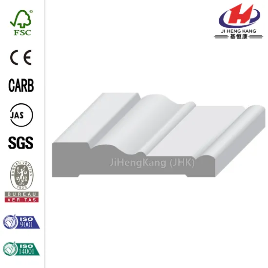 Bathroom White Primer Door Moulding