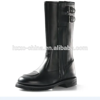 CHINA XINXING Black Leather Boots Military Combat Tactical Boots
