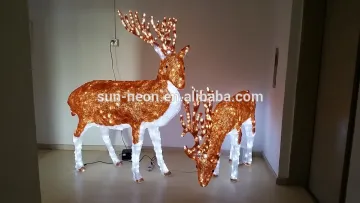 3d Led Christmas Acrylic Bear Motif Light