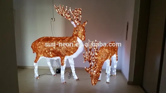 3d Led Christmas Acrylic Bear Motif Light