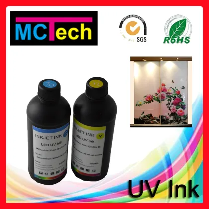 High quality UV Gloss Dry Fast digital UV ink for Roland Printer